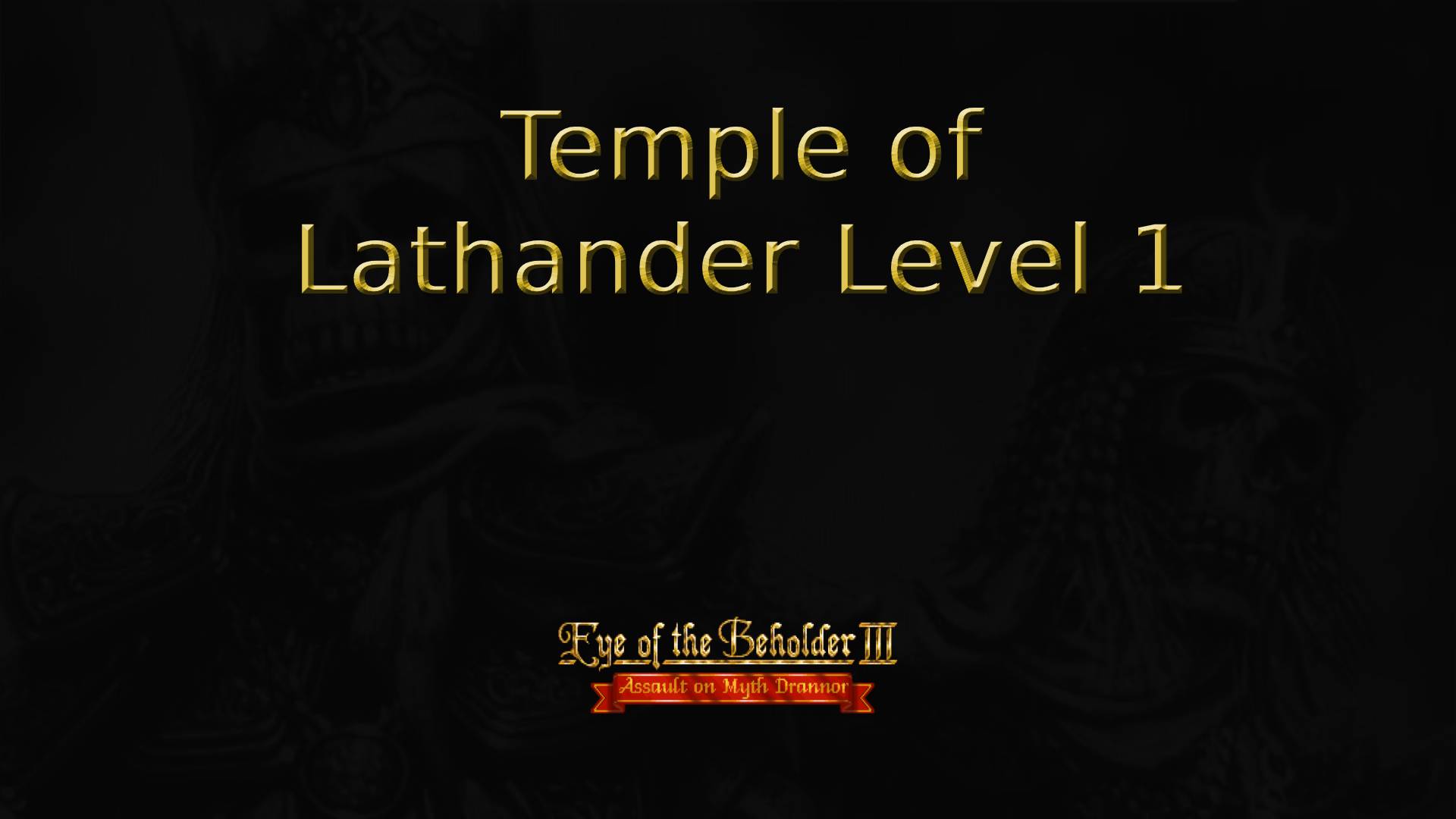 eye of the beholder iii temple of lathander level 1 featured image