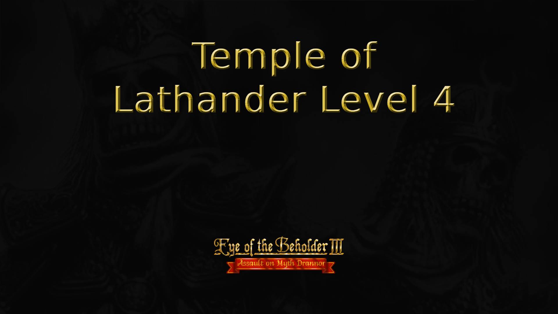 eye of the beholder iii temple of lathander level 4 featured image