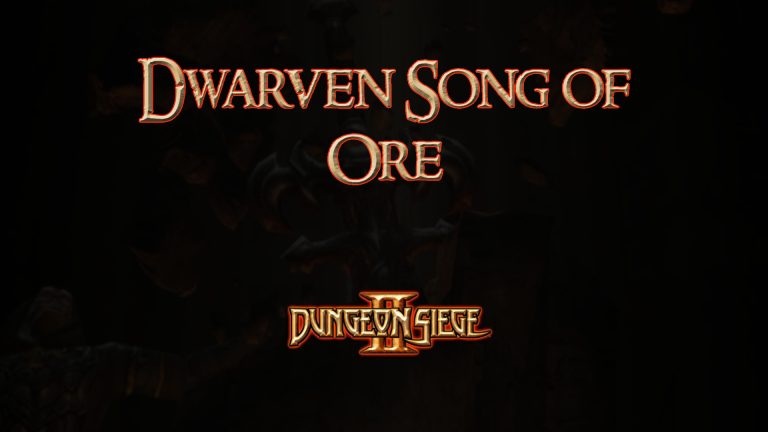 dungeon siege ii dwarven song of ore featured image