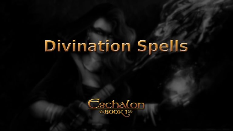 eschalon book i divination spells featured image