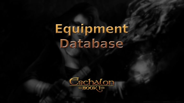 eschalon book i equipment database featured image