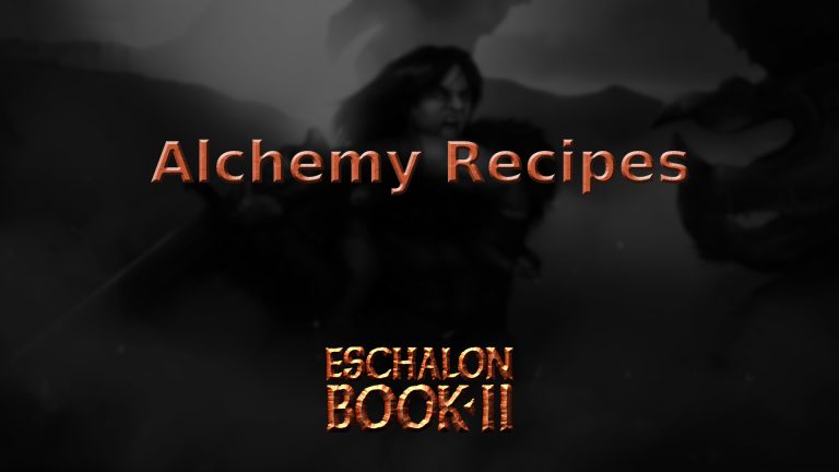 eschalon book 2 alchemy recipes featured image