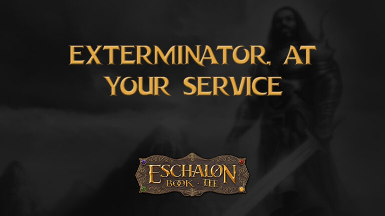 eschalon book 3 exterminator, at your service featured image