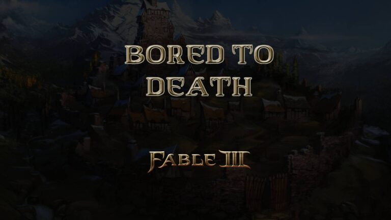 fable iii bored to death featured image