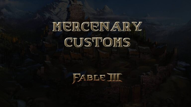 fable iii mercenary customs featured image