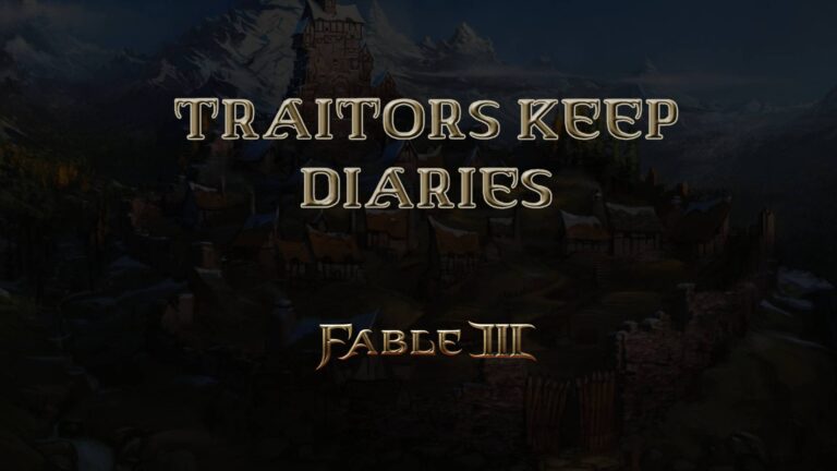 fable iii traitor's keep diaries featured image