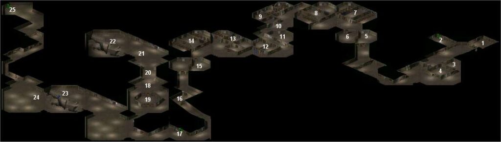 Pool of Radiance ROMD castle passage map