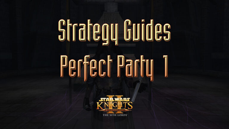 star wars kotor ii strategy guides perfect party #1 featured image