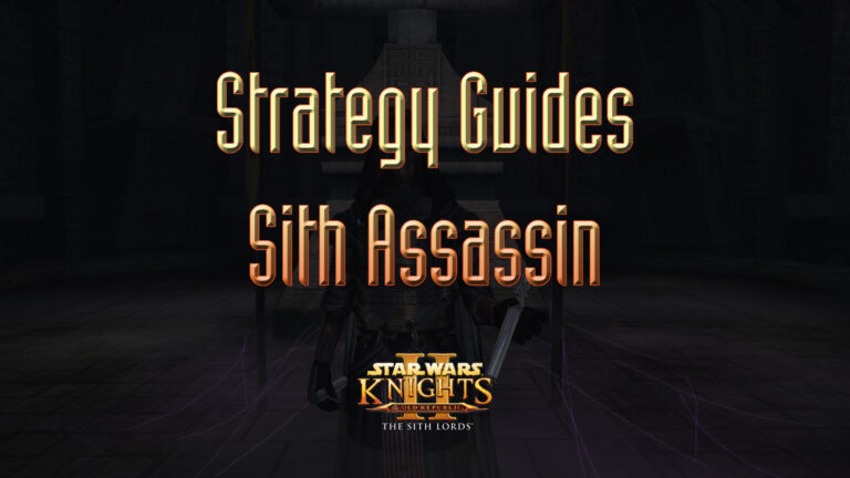 star wars kotor ii strategy guides sith assassin featured image