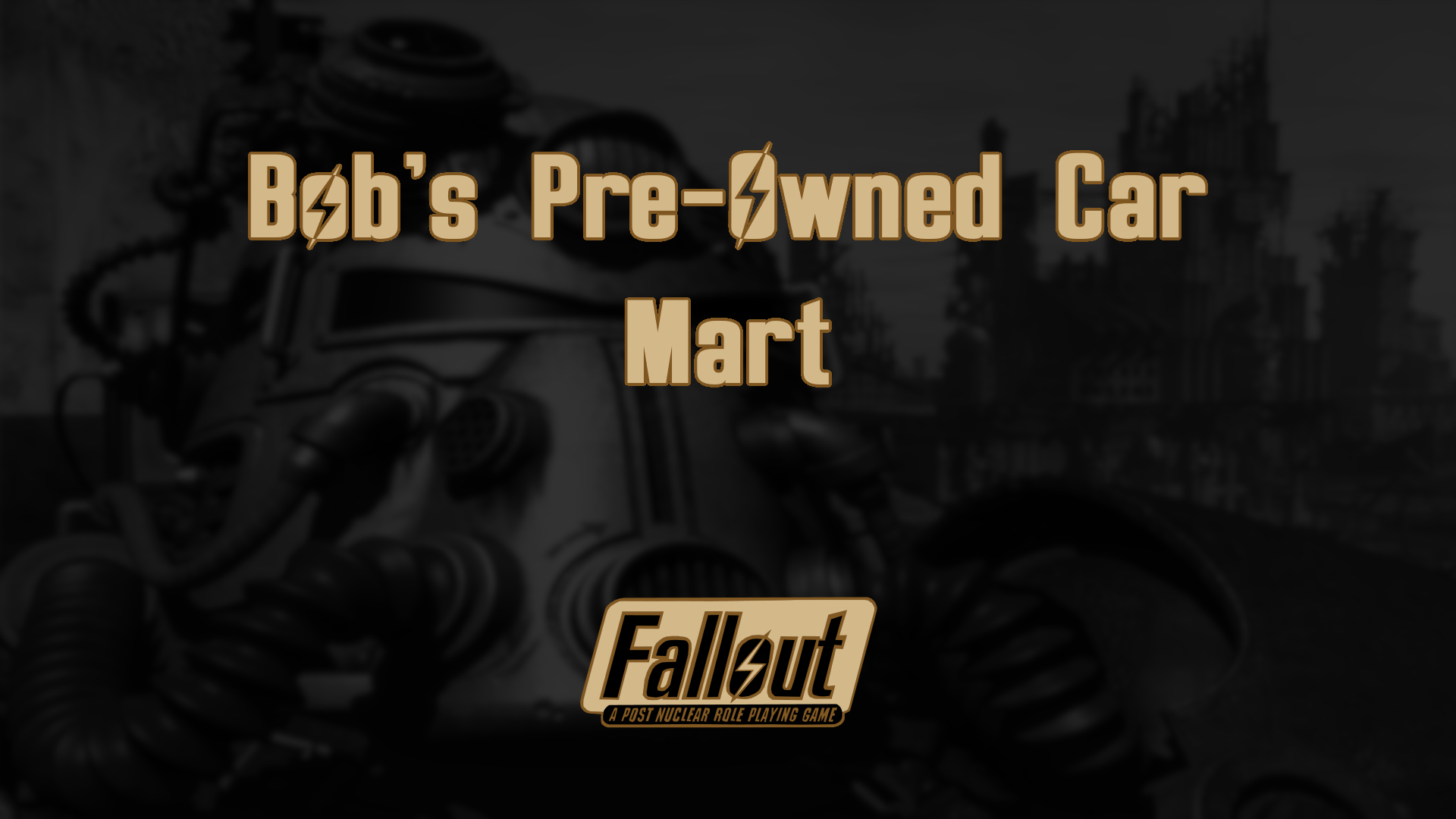 fallout bob's pre owned car mart featured image