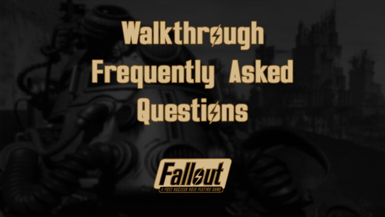 fallout walkthrough frequently asked questions featured image