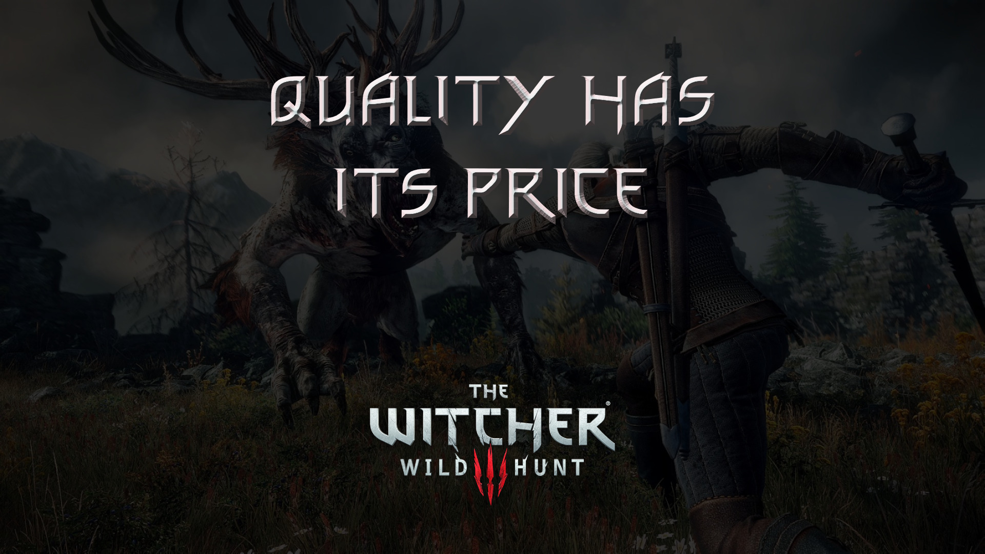 witcher 3 the wild hunt quality has its price featured image