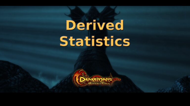 drakensang the river of time derived statistics featured image