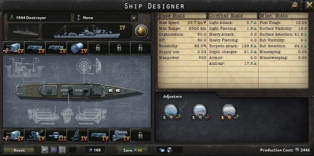 hearts of iron 4 1944 destroyer