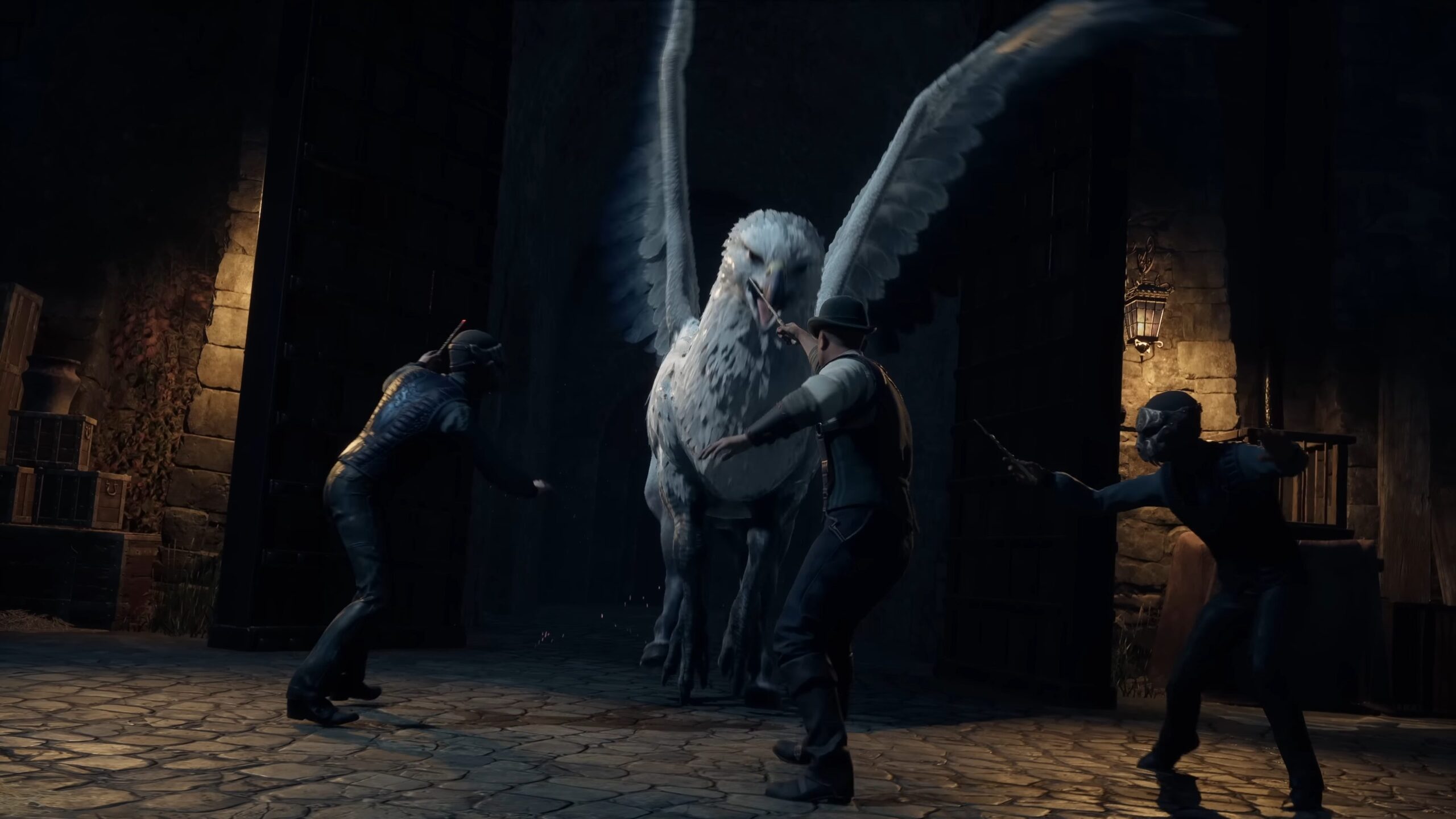 hogwarts legacy official launch trailer hippogriff charge